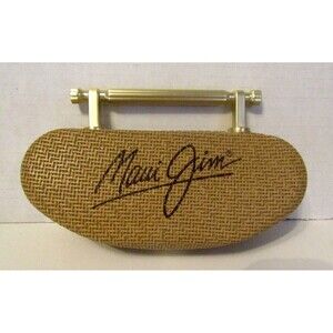 Maui Jim Brown Sunglasses Case Upcycled Purse Evening Bag Top Handle Clutch